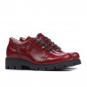Dziecięce buty 158 lakierowane bordo