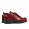 Dziecięce buty 158 lakierowane bordo