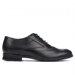 Eleganckie buty młodzieżowe 393 czarne