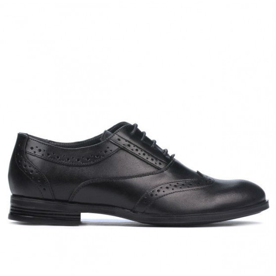 Eleganckie buty młodzieżowe 393 czarne