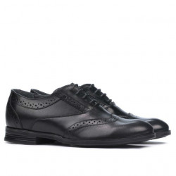 Eleganckie buty młodzieżowe 393 czarne
