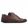 Męskie buty casual 887 brązowe