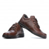 Męskie buty casual 887 brązowe