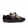 Buty dziecięce 63c lakier bordowy