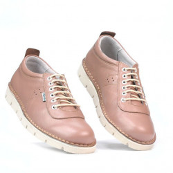 Buty casual damskie 7005 w kolorze nude