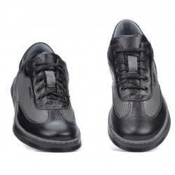 Męskie buty sportowe 886 czarno-kombinowane