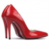 Eleganckie buty damskie 1241 lakierowane czerwone