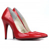 Eleganckie buty damskie 1241 lakierowane czerwone