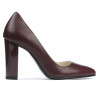 Eleganckie buty damskie 1261 bordo