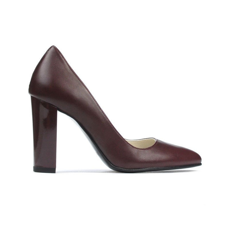 Eleganckie buty damskie 1261 bordo