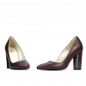 Eleganckie buty damskie 1261 bordo