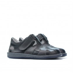 Buty dziecięce małe 07-1c indygo+szary