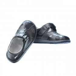 Buty dziecięce małe 07-1c indygo+szary