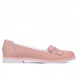 Damskie buty casual 699 puder kombinowany