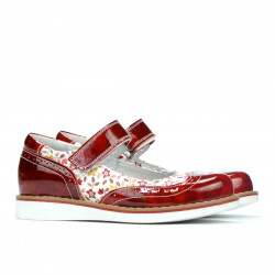 Dziecięce buty 153 lakierowane czerwone