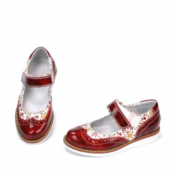 Dziecięce buty 153 lakierowane czerwone