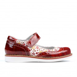 Dziecięce buty 153 lakierowane czerwone