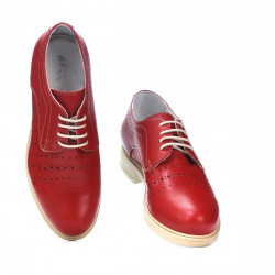 Damskie buty casual 6001 czerwone