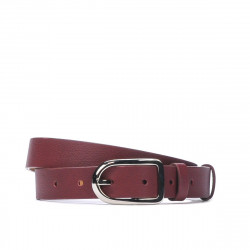 Pasek damski 07m biz bordo