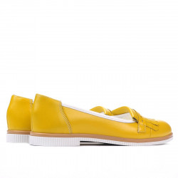 Damskie buty casual 699 żółty kombinowany