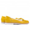 Damskie buty casual 699 żółty kombinowany