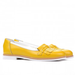 Damskie buty casual 699 żółty kombinowany