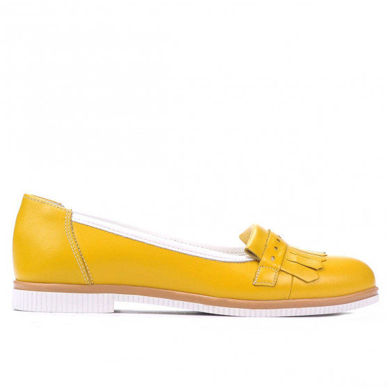 Damskie buty casual 699 żółty kombinowany