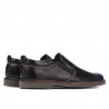 Casualowe buty męskie 7200p perforowane w kolorze kawy