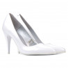 Eleganckie buty damskie 1246 perłowe białe