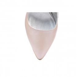 Eleganckie damskie buty 1261 cappuccino perłowy