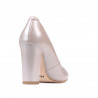 Eleganckie damskie buty 1261 cappuccino perłowy