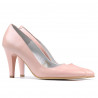 Eleganckie buty damskie 1234 perłowy róż