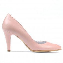 Eleganckie buty damskie 1234 perłowy róż