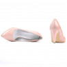 Eleganckie buty damskie 1234 perłowy róż