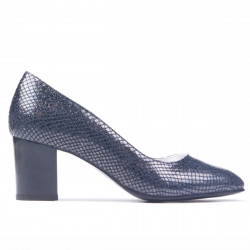 Eleganckie buty damskie 1268 pyton indygo