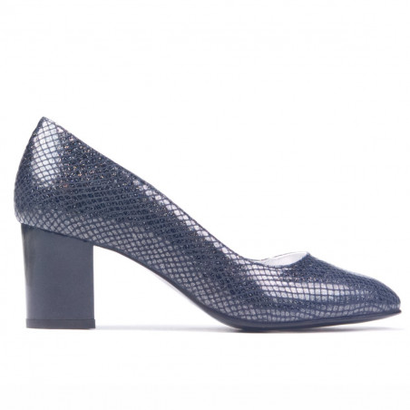 Eleganckie buty damskie 1268 pyton indygo
