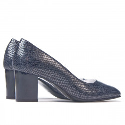 Eleganckie buty damskie 1268 pyton indygo