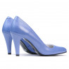 Eleganckie buty damskie 1234 niebieski perłowy