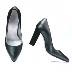 Damskie eleganckie buty 1261 zielony perłowy
