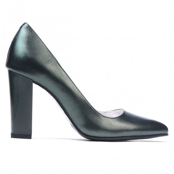Damskie eleganckie buty 1261 zielony perłowy