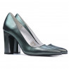 Damskie eleganckie buty 1261 zielony perłowy