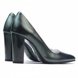 Damskie eleganckie buty 1261 zielony perłowy
