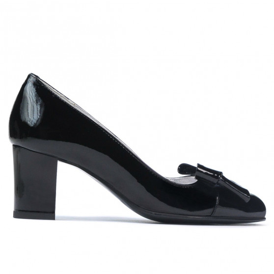 Eleganckie buty damskie 1265-1 lakierowana czerń