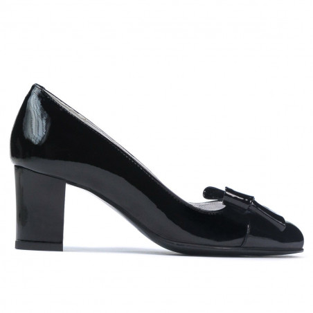 Eleganckie buty damskie 1265-1 lakierowana czerń