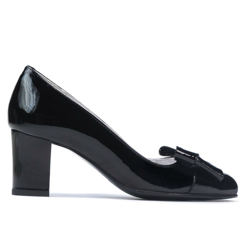 Eleganckie buty damskie 1265-1 lakierowana czerń