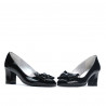 Eleganckie buty damskie 1265-1 lakierowana czerń