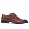 Eleganckie buty męskie 892 w kolorze koniakowym