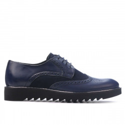 Casualowe buty męskie 831 indygo kombinowane
