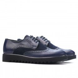 Casualowe buty męskie 831 indygo kombinowane