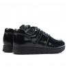 Damskie buty sportowe 6003 lakierowana czerń